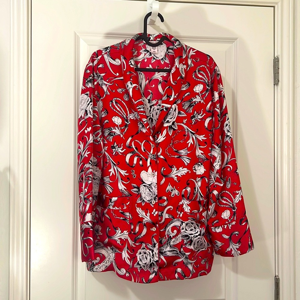 Victoria Secret Satin Long Sleeve Sleepwear